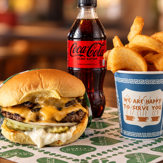 Double Cheeseburger, Fries & Soda Combo